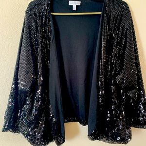 Gorgeous sequined jacket. Dresses up anything.